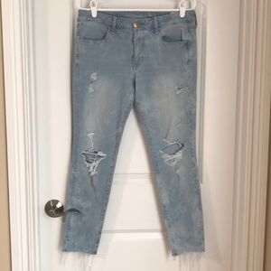 American Eagle Super Stretch Acid Washed Jegging